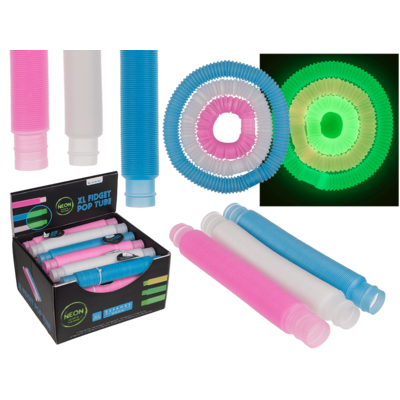 Neon XL Fidget Pop Tube - 3er-Set
