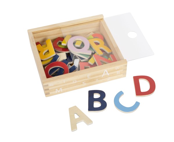 Bunte Magnetbuchstaben