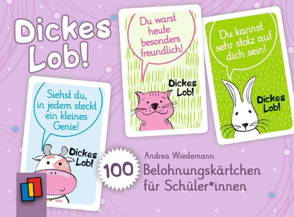 Dickes Lob – Belohnungskärtchen